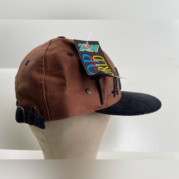 Vintage Rare Trojans College University Brown Hat Cap Raised Embroidery Letters - Picture 6 of 12